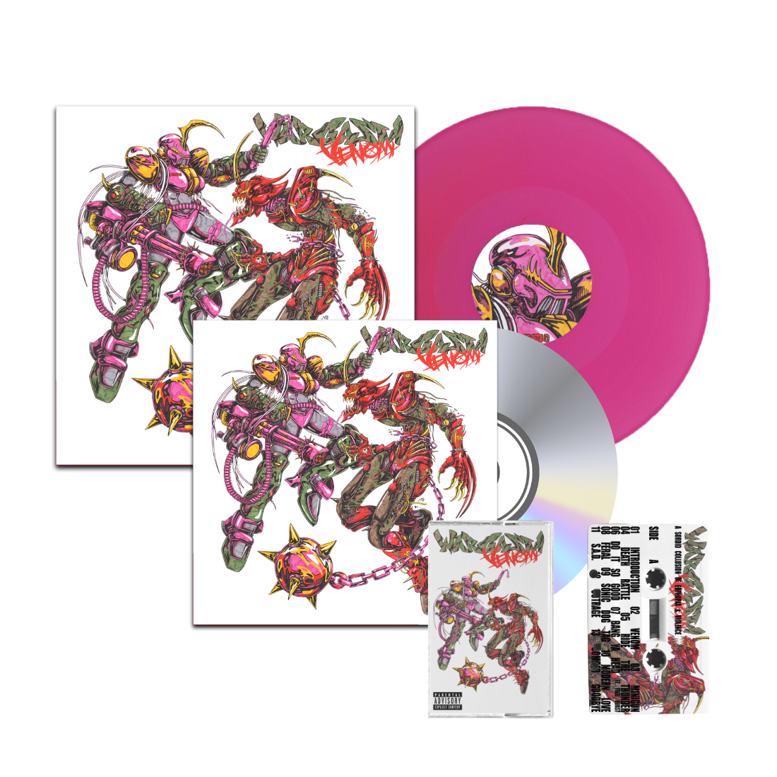 Venom: Vinyl LP, CD, Cassette + Signed Art Card