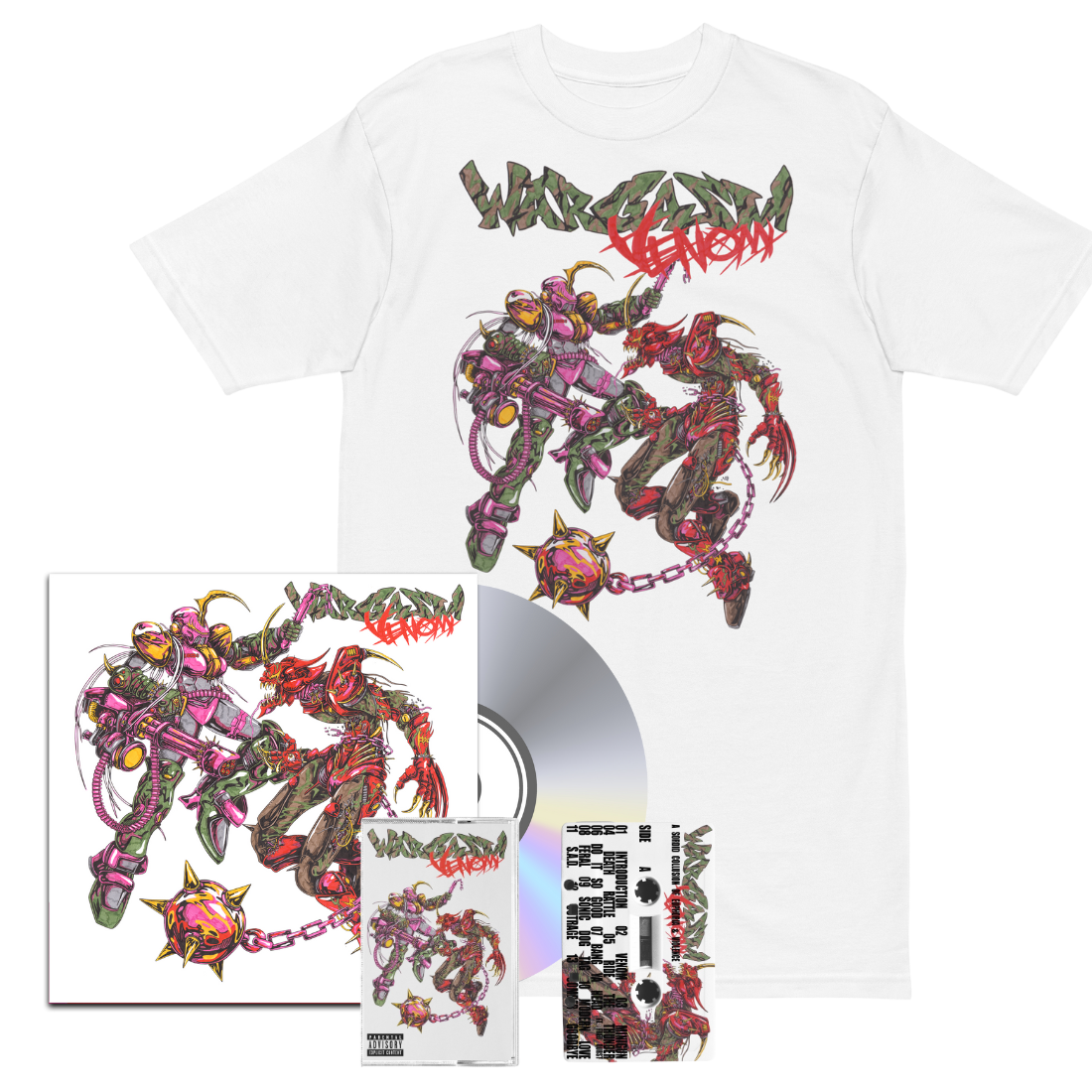 Venom: Tee, CD, Cassette + Signed Art Card